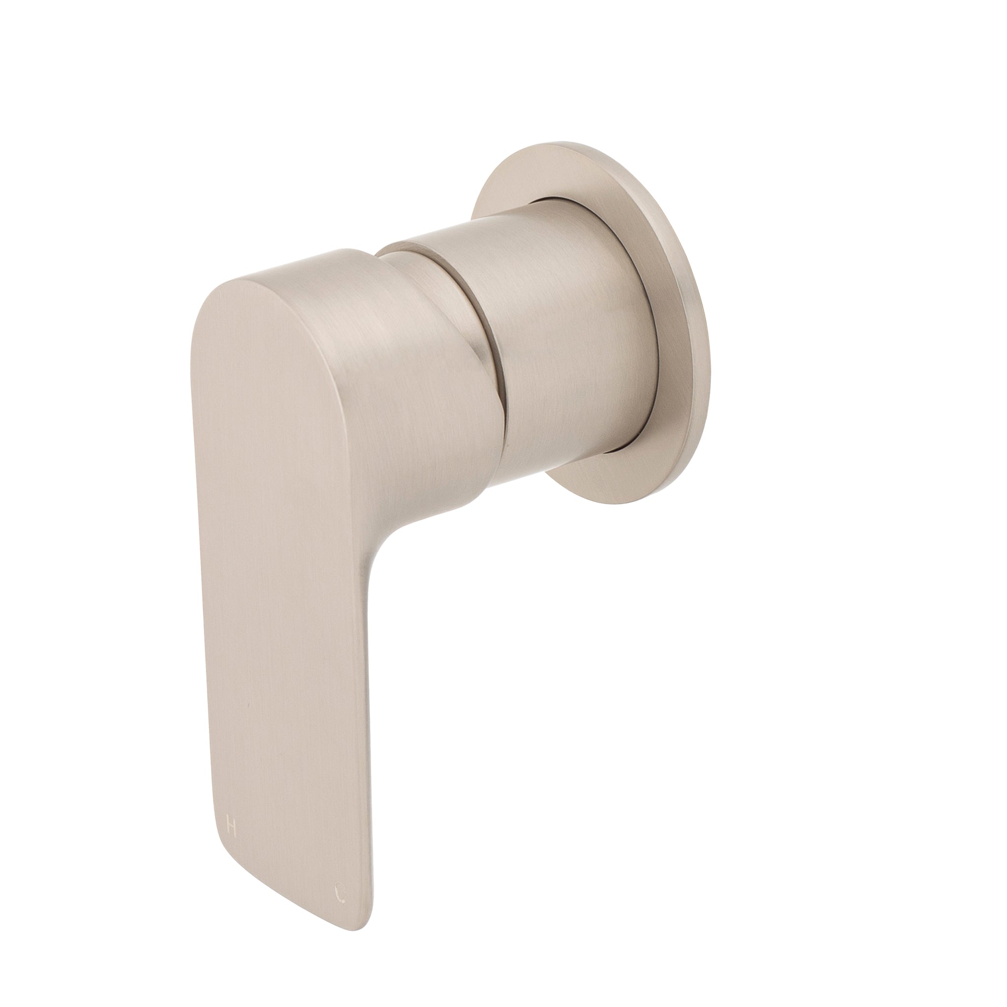 Jena Shower/ Bath Wall Mixer with Round Plates, Brushed Nickel