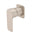 Jena Shower/ Bath Wall Mixer with Square Plates, Brushed Nickel