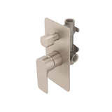 Jena Shower/ Bath Wall Mixer with Diverter, Brushed Nickel