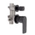 Jena Shower/ Bath Wall Mixer with Diverter and Round Plates, Matte Black