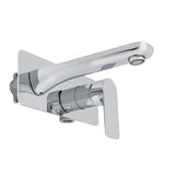 Jena Wall Mounted Basin/ Bath Mixer with Spout, Polished Chrome