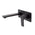 Jena Wall Mounted Basin/ Bath Mixer with Spout, Matte Black