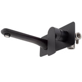 Jena Wall Mounted Basin/ Bath Mixer with Spout, Matte Black