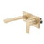 Jena Wall Mounted Basin/ Bath Mixer with Spout, PVD Brushed Brass (Gold)