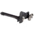 Jena Wall Mounted Basin/ Bath Mixer with Spout and Square Plates, Matte Black