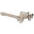 Jena Wall Mounted Basin/ Bath Mixer with Spout and Square Plates, Brushed Nickel