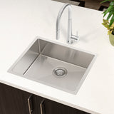 Profile Rise Gooseneck Kitchen Sink Mixer with Sensor and Pull-Out, Polished Chrome
