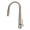 Profile Rise Gooseneck Kitchen Sink Mixer with Sensor and Pull-Out, Brushed SS Nickel