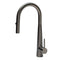 Profile Rise Gooseneck Kitchen Sink Mixer with Sensor and Pull-Out, PVD Brushed Gunmetal