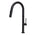 Profile Elegant Gooseneck Kitchen Sink Mixer with Pull-Out, Chromium Matte Black