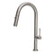 Profile Elegant Gooseneck Kitchen Sink Mixer with Pull-Out, Brushed SS Nickel