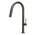 Profile Elegant Gooseneck Kitchen Sink Mixer with Pull-Out, PVD Brushed Gunmetal