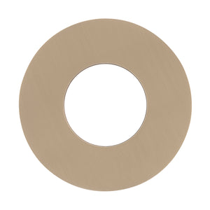 95mm Round Plate for Profile III Shower Mixer, PVD Brushed Brass Gold