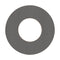 95mm Round Plate for Profile III Shower Mixer, PVD Brushed Gunmetal