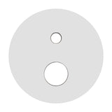 180mm Round Plate for Profile III Shower Mixer with Diverter, Polished Chrome