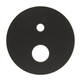 180mm Round Plate for Profile III Shower Mixer with Diverter, Chromium Matte Black
