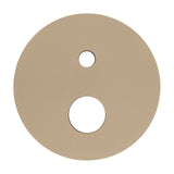 180mm Round Plate for Profile III Shower Mixer with Diverter, PVD Brushed Brass Gold