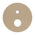 180mm Round Plate for Profile III Shower Mixer with Diverter, PVD Brushed Brass Gold