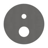 180mm Round Plate for Profile III Shower Mixer with Diverter, PVD Brushed Gunmetal