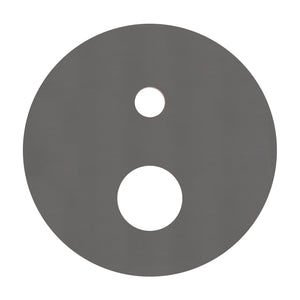 180mm Round Plate for Profile III Shower Mixer with Diverter, PVD Brushed Gunmetal