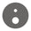 180mm Round Plate for Profile III Shower Mixer with Diverter, PVD Brushed Gunmetal