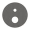 180mm Round Plate for Profile III Shower Mixer with Diverter, PVD Brushed Gunmetal