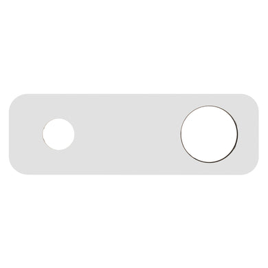 200mm x 65mm Rectangular Plate for Profile III Wall Mixer Set, Polished Chrome