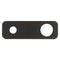 200mm x 65mm Rectangular Plate for Profile III Wall Mixer Set, Chromium Matte Black