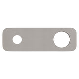 200mm x 65mm Rectangular Plate for Profile III Wall Mixer Set, Brushed SS Nickel