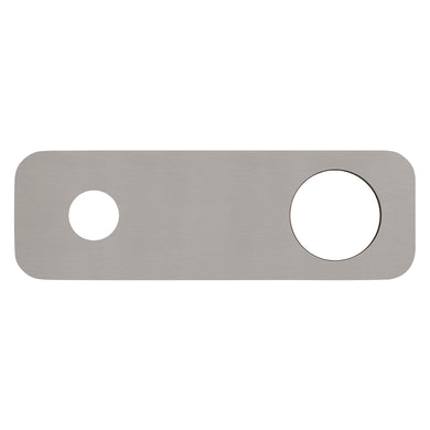 200mm x 65mm Rectangular Plate for Profile III Wall Mixer Set, Brushed SS Nickel