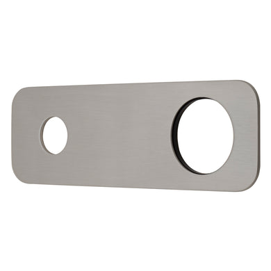 200mm x 65mm Rectangular Plate for Profile III Wall Mixer Set, Brushed SS Nickel