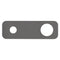 200mm x 65mm Rectangular Plate for Profile III Wall Mixer Set, PVD Brushed Gunmetal