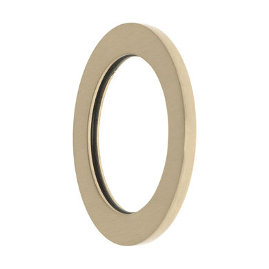 Round 60mm Plate for Kiki/Jena Wall Mixer, PVD Brushed Bass (Gold)