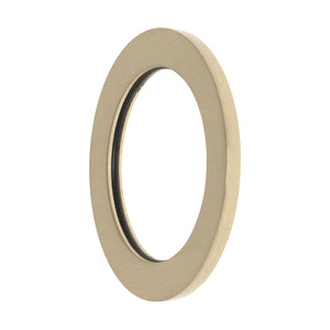 Round 60mm Plate for Kiki/Jena Wall Mixer, PVD Brushed Bass (Gold)