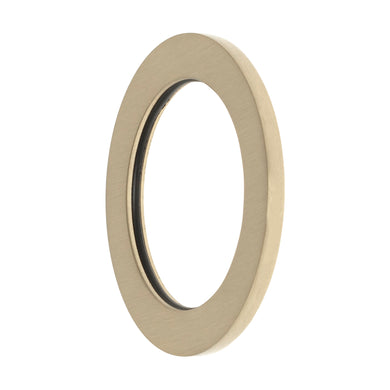 Round 60mm Plate for Kiki/Jena Wall Mixer, PVD Brushed Bass (Gold)