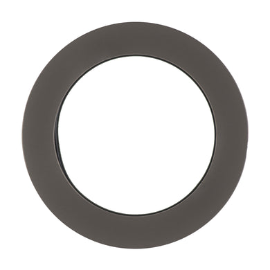 Round 60mm Plate for Kiki/Jena Wall Mixer, PVD Brushed Gunmetal