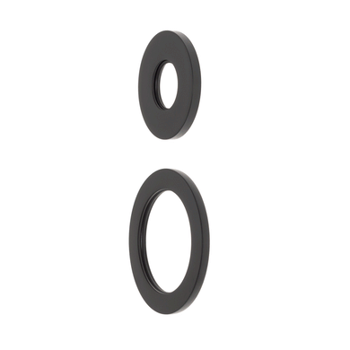 Round 60mm & 45mm Plates for Kiki/Jena Wall Diverter, Matte Black