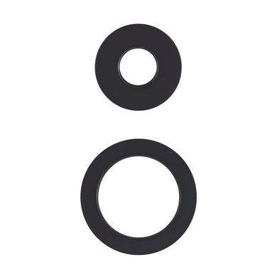 Round 60mm & 45mm Plates for Kiki/Jena Wall Diverter, Matte Black