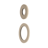 Round 60mm & 45mm Plates for Kiki/Jena Wall Diverter, Brushed Nickel