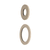 Round 60mm & 45mm Plates for Kiki/Jena Wall Diverter, Brushed Nickel