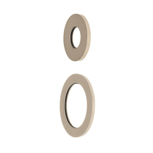Round 60mm & 45mm Plates for Kiki/Jena Wall Diverter, Brushed Nickel