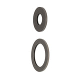 Round 60mm & 45mm Plates for Kiki/Jena Wall Diverter, PVD Brushed Gunmetal