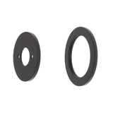 Round 60mm Plates for Kiki/Jena Wall Mixer with Spout, Matte Black