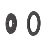 Round 60mm Plates for Kiki/Jena Wall Mixer with Spout, Matte Black