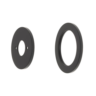 Round 60mm Plates for Kiki/Jena Wall Mixer with Spout, Matte Black