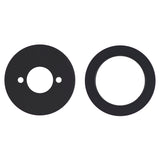 Round 60mm Plates for Kiki/Jena Wall Mixer with Spout, Matte Black