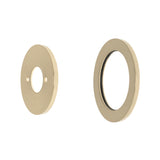 Round 60mm Plates for Kiki/Jena Wall Mixer with Spout, PVD Brushed Bass (Gold)