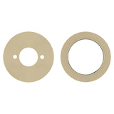 Round 60mm Plates for Kiki/Jena Wall Mixer with Spout, PVD Brushed Bass (Gold)
