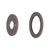 Round 60mm Plates for Kiki/Jena Wall Mixer with Spout, PVD Brushed Gunmetal