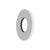 Round 45mm Plate for Kiki/Jena Wall Diverter, Polished Chrome